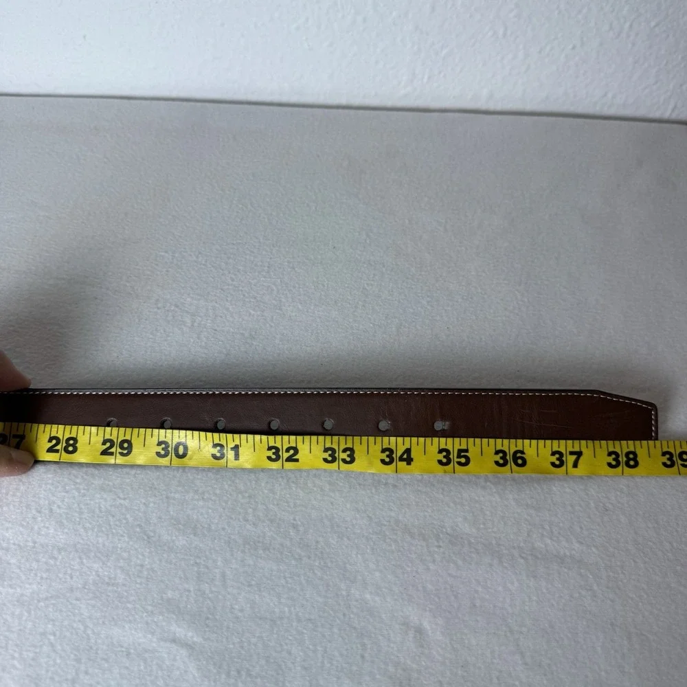 Swiss Gear Men's Medium 32-36 Black Brown Reversible Belt Bonded Leather